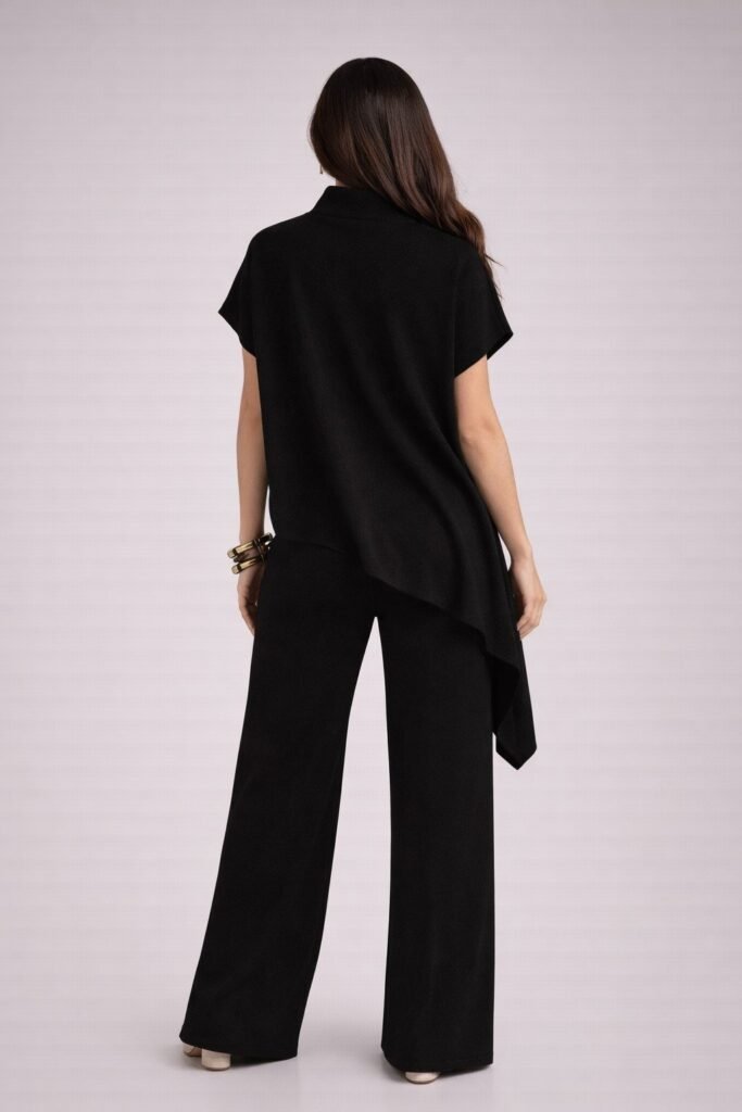 Conjunto Pantalona Assimétrico- Frete Grátis