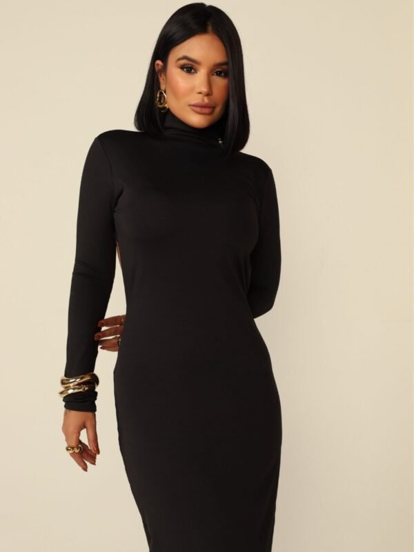 Vestido Modelador Gola Alta