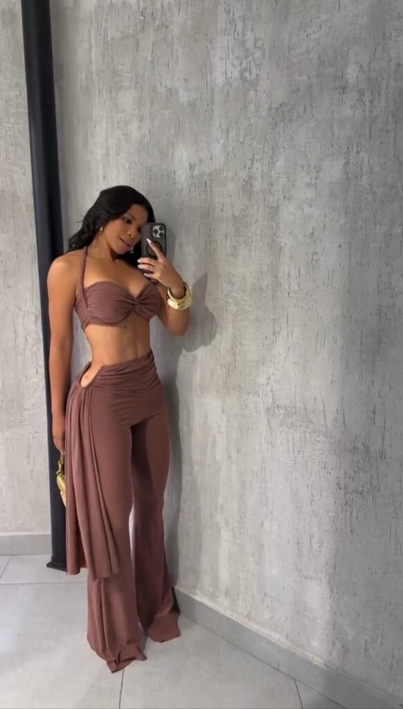 Conjunto Modelador Polli Top com Bojo + Calça | Exclusivo Morena Brazil